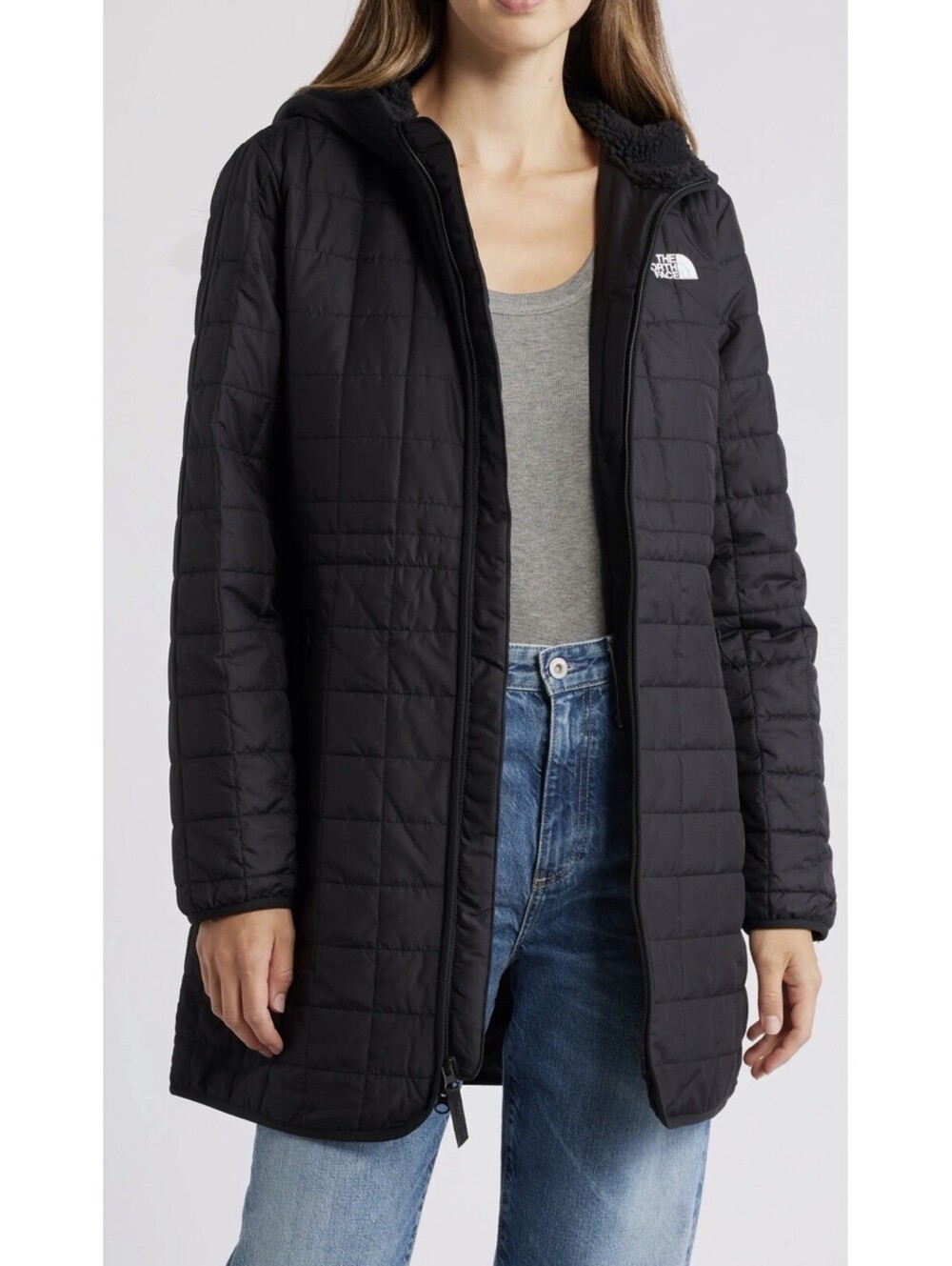 New The North Face Thermoball Junction Insulated Parka In Black Size S $198